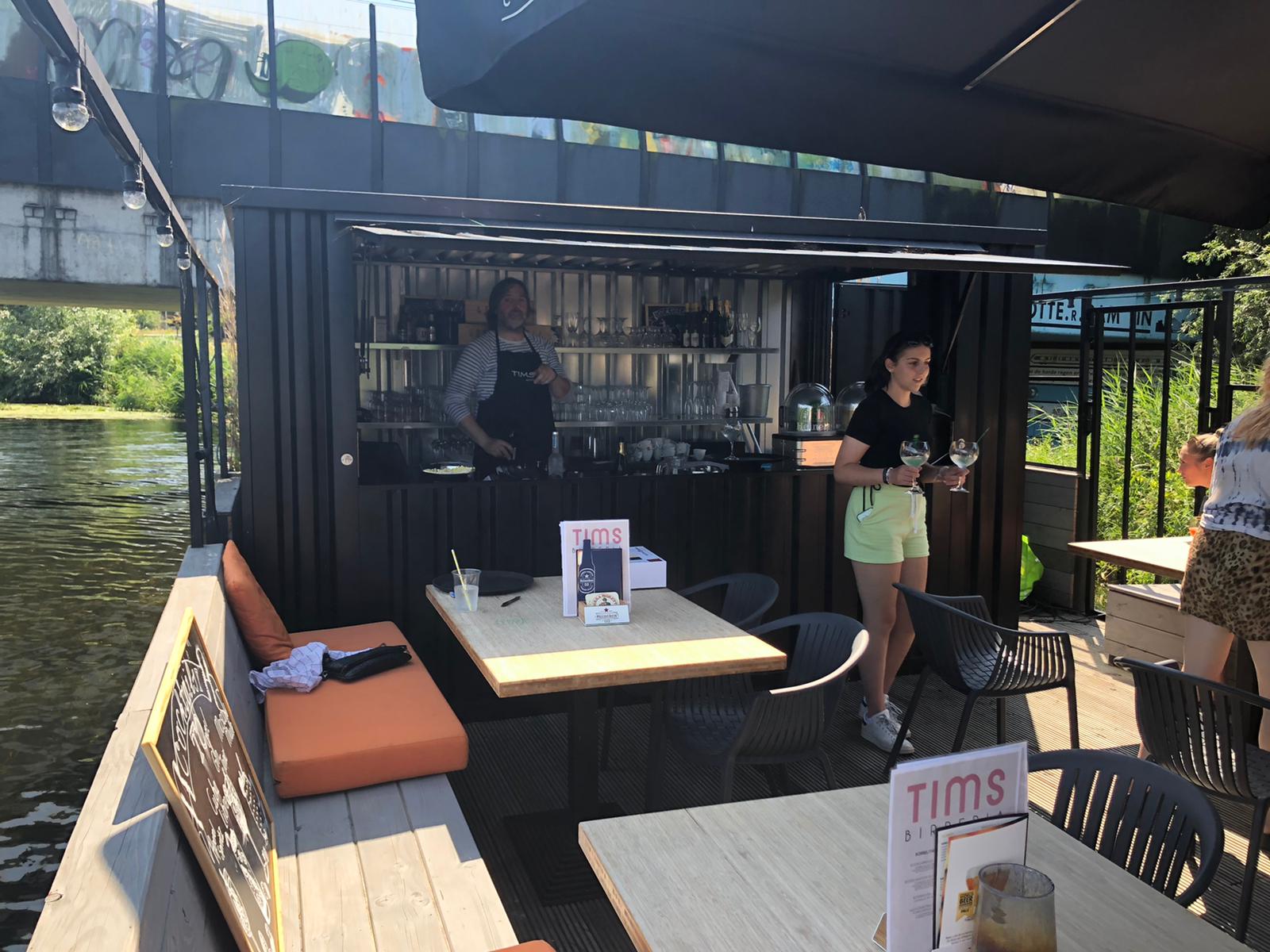 Restaurante Contenedor XL 6×2 metros Negro