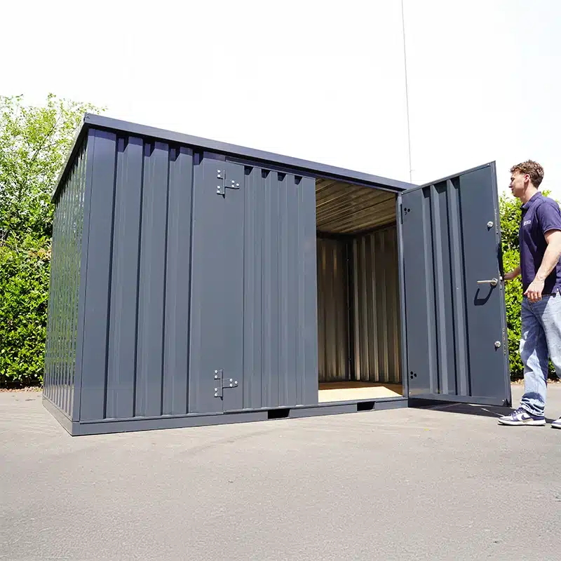 Módulo prefabricado antracita LL 4×2 metros