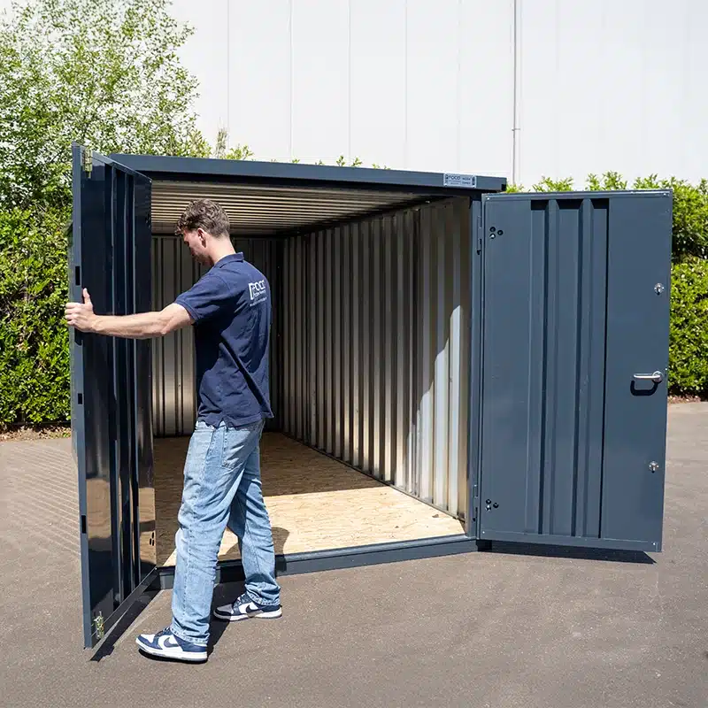 Módulo prefabricado Antracita LC 4×2 metros