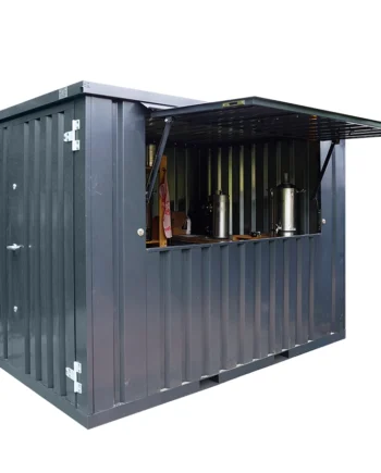 Contenedor Cafetería 3×2 metros Antracita