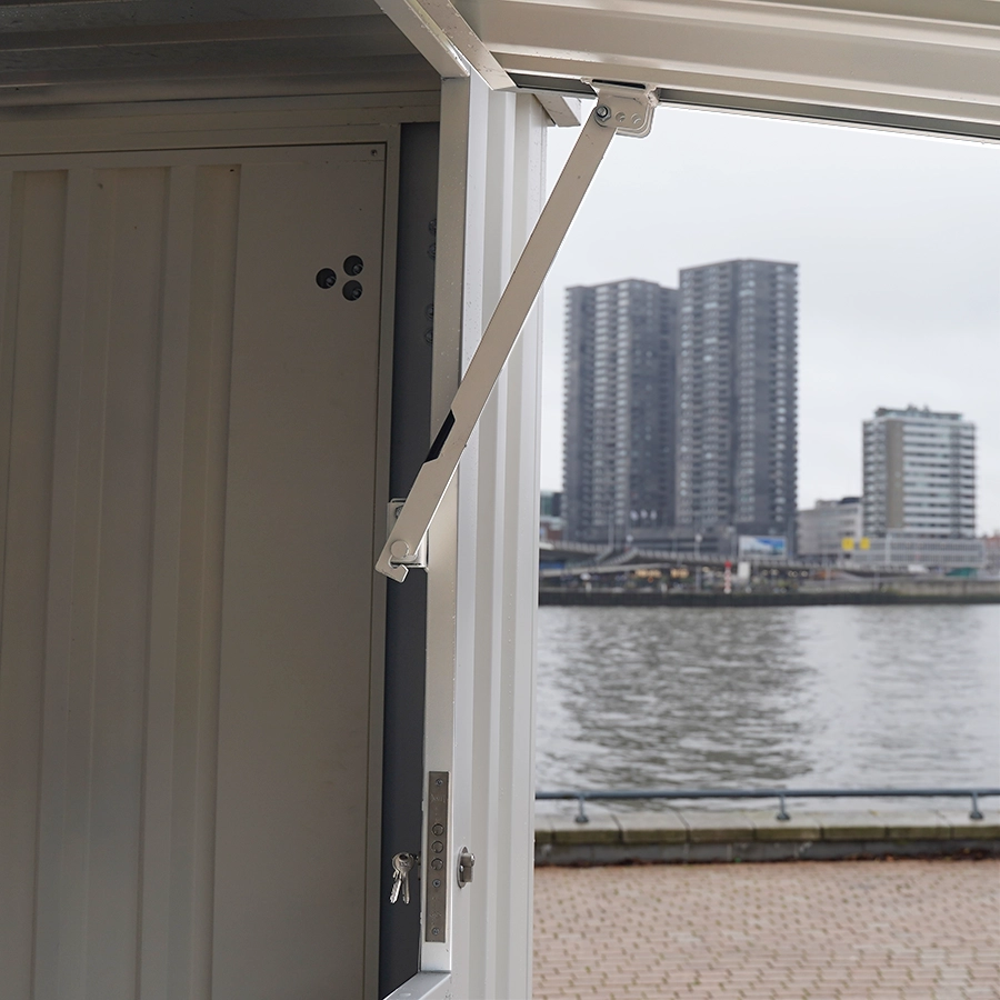 Bar Contenedor plegable 3×2 metros Blanco RAL 9016