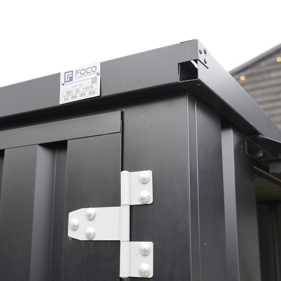 Contenedor Cafetería 3×2 metros Antracita