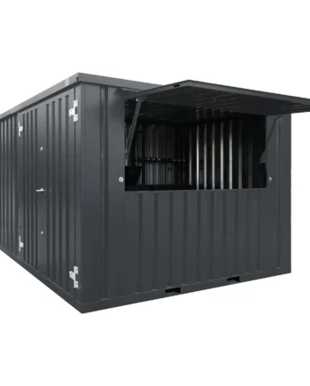 Bar Contenedor Plegable XL 4×3 metros Antracita RAL 7016