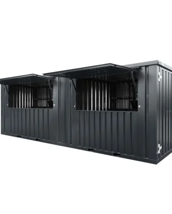 Bar Contenedor Plegable XL 6×2 metros Antracita RAL 7016