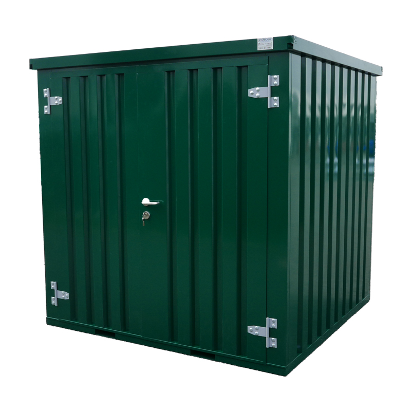 Contenedor 6 pies desmontable verde oscuro RAL 6005