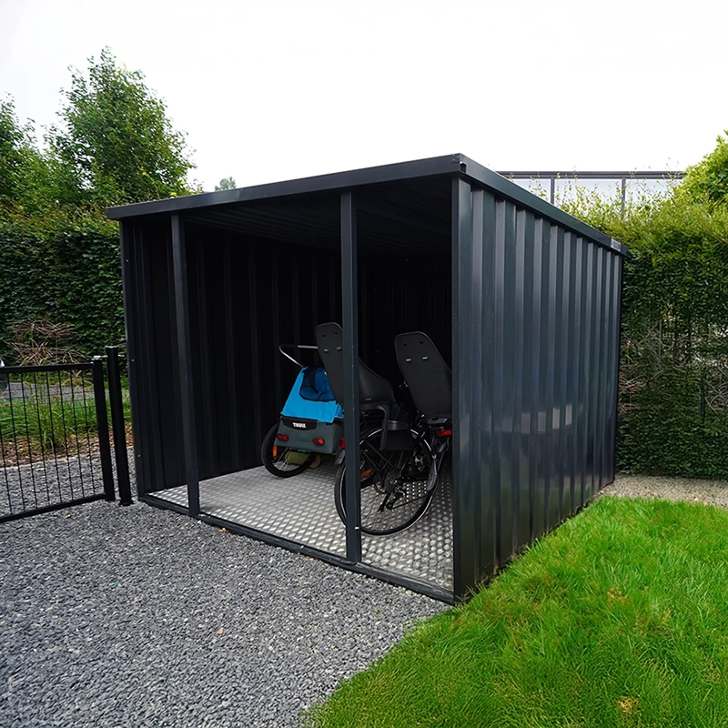 4 x 2 XL FOCO Contenedor Open Side RAL 9005