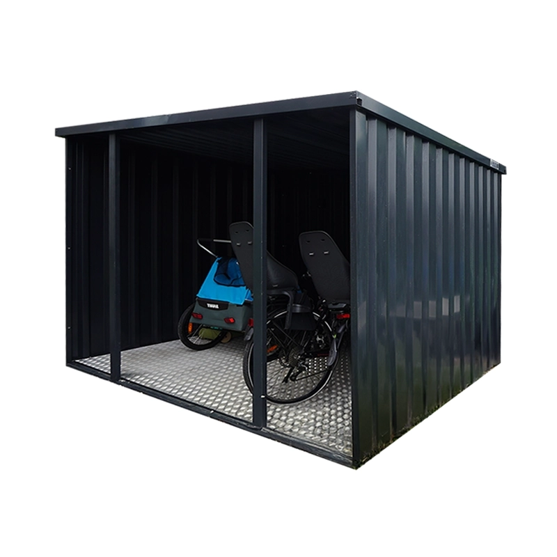 3 x 2 XL FOCO Contenedor Open Side RAL 9005