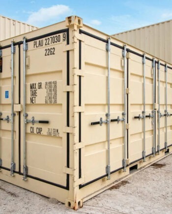 Contenedor de envío estándar de 20 pies con lado abierto – nuevo