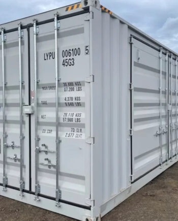 Contenedor marítimo High Cube de 40 pies con 4 puertas laterales