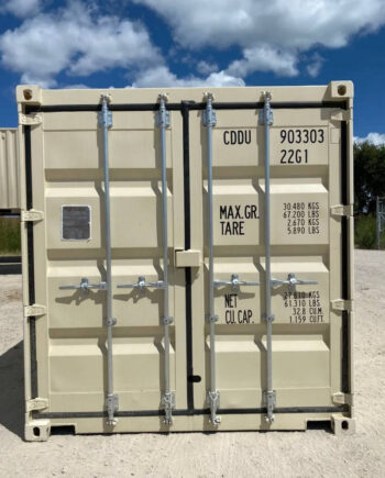 Contenedor maritimo de 10 pies – nuevo blanco