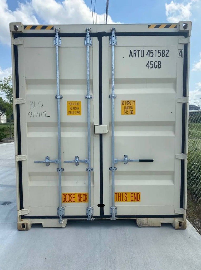 Contenedor marítimo de doble puerta de 40 pies hc