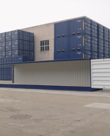 Cubo alto de contenedor de acceso lateral completo de 40 pies (9′ 6″ de altura)