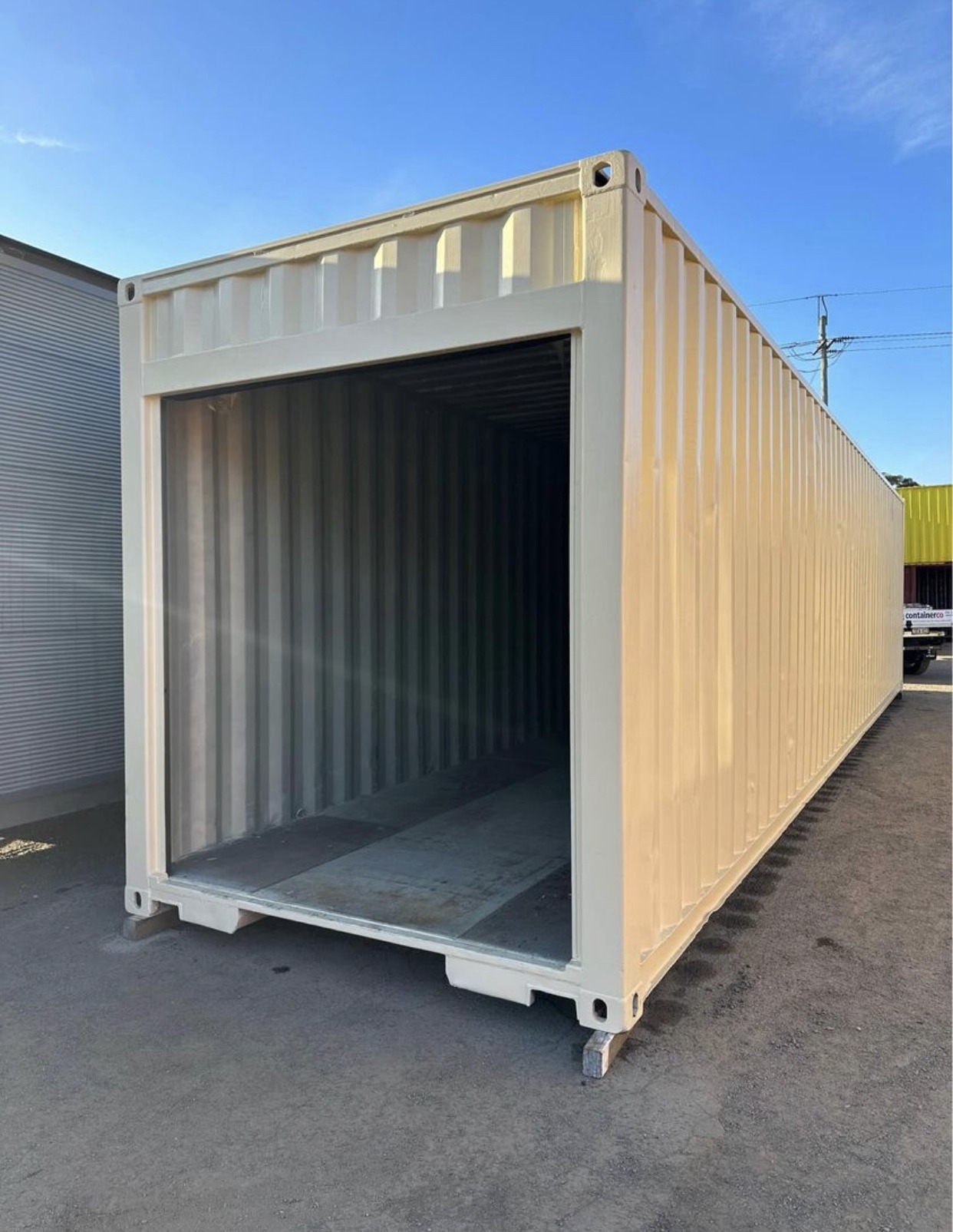 40′ X 8′ Pies Contenedor Con Rolling