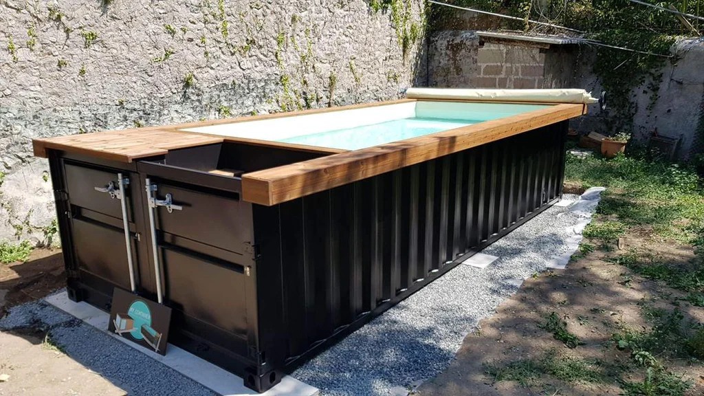 CONTENEDOR PISCINA DE 20 PIES