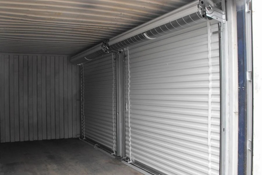 Contenedor de Almacenamiento de 20 Pies Con Puertas Enrollables